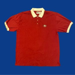 San francisco 49ers preppy polo. Awesome for a fan trying to stay stylish!